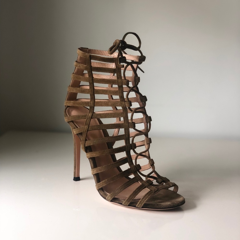Gianvito Rossi lace up sandals